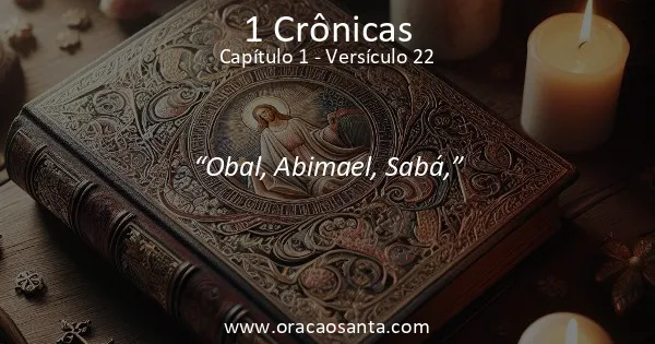 1 Crônicas 1:22