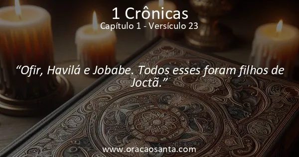 1 Crônicas 1:23