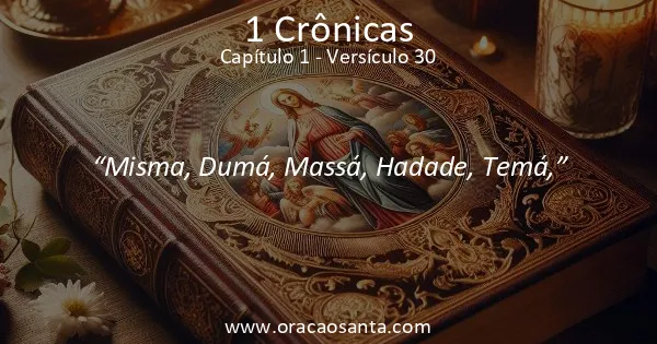 1 Crônicas 1:30