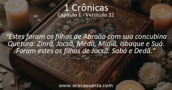 1 Crônicas 1:32