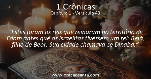 1 Crônicas 1:43