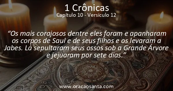 1 Crônicas 10:12