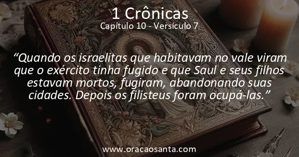1 Crônicas 10:7
