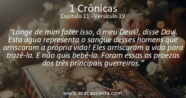 1 Crônicas 11:19