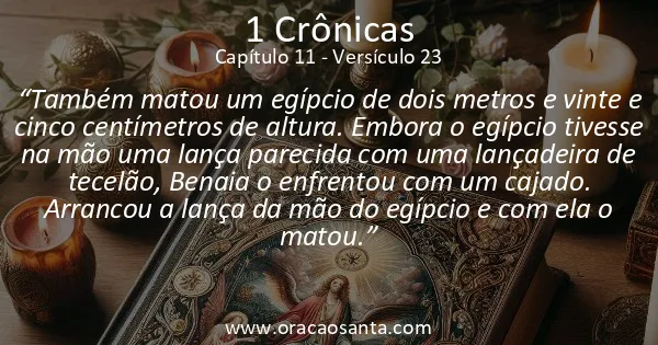 1 Crônicas 11:23