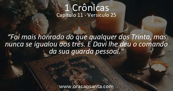 1 Crônicas 11:25