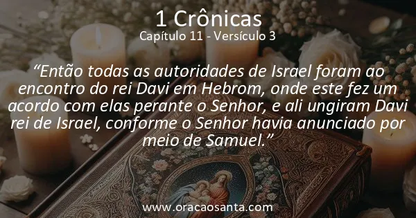 1 Crônicas 11:3