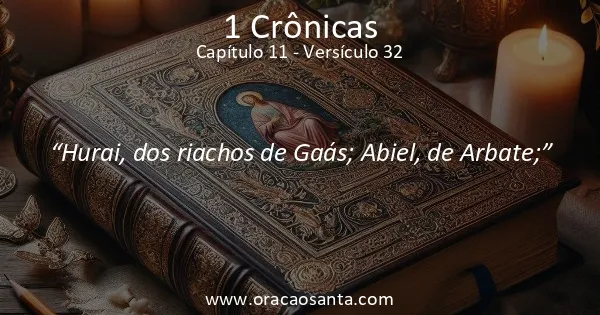 1 Crônicas 11:32