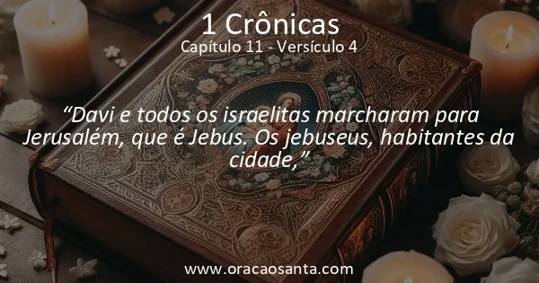 1 Crônicas 11:4