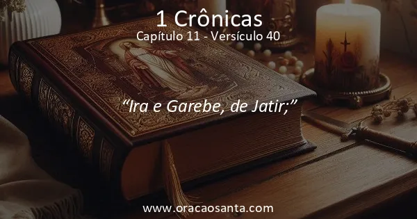 1 Crônicas 11:40