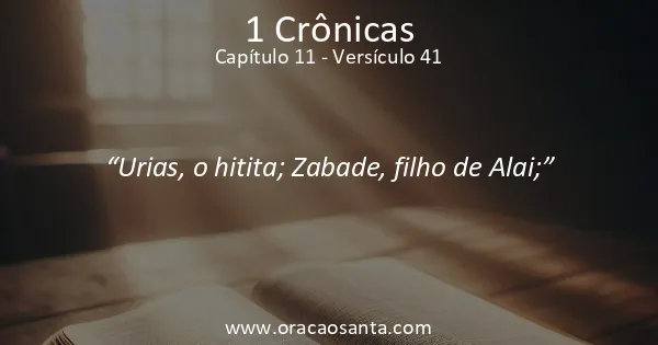 1 Crônicas 11:41