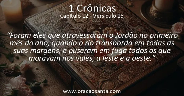 1 Crônicas 12:15