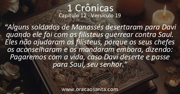 1 Crônicas 12:19