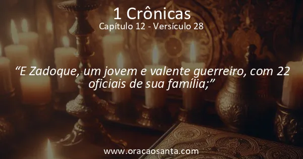 1 Crônicas 12:28