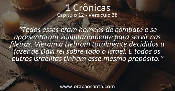 1 Crônicas 12:38