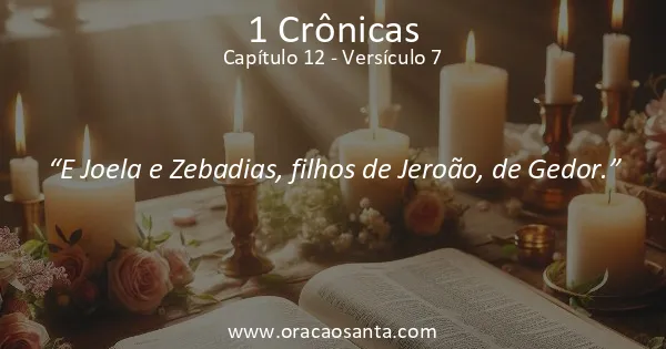 1 Crônicas 12:7