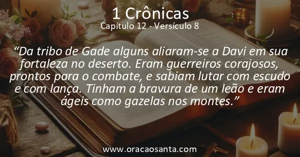 1 Crônicas 12:8