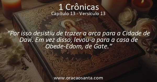 1 Crônicas 13:13