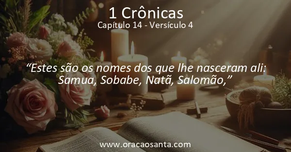 1 Crônicas 14:4