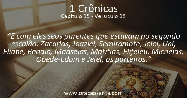1 Crônicas 15:18