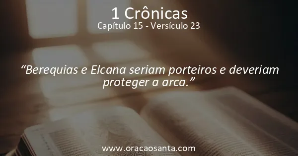 1 Crônicas 15:23
