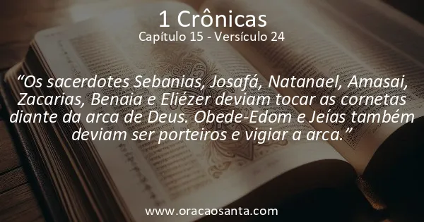 1 Crônicas 15:24