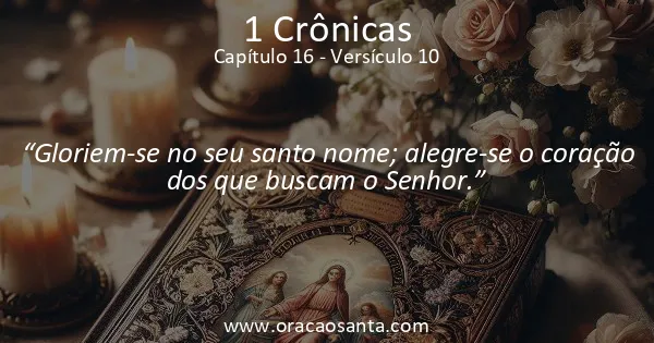 1 Crônicas 16:10