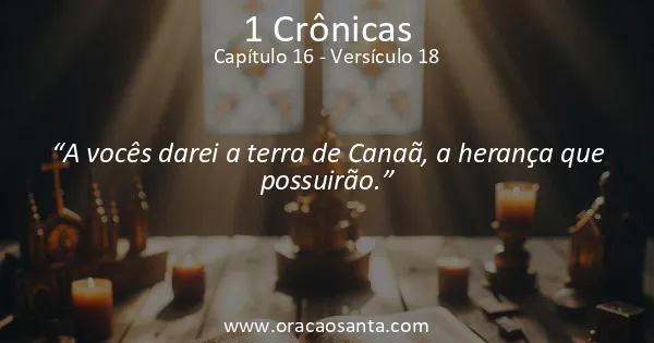 1 Crônicas 16:18