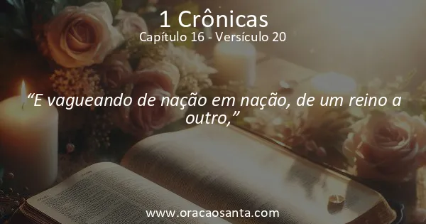 1 Crônicas 16:20
