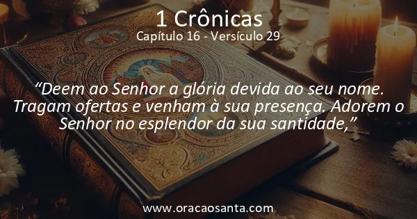 1 Crônicas 16:29
