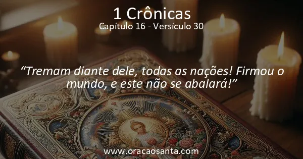1 Crônicas 16:30