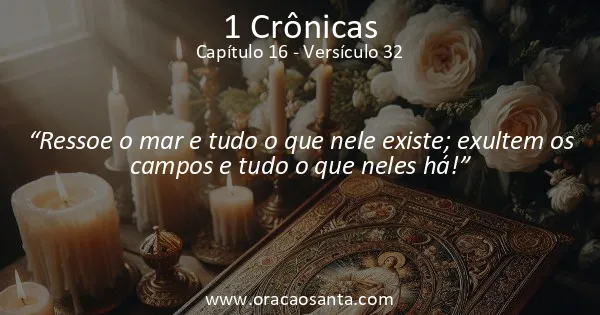 1 Crônicas 16:32