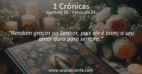 1 Crônicas 16:34