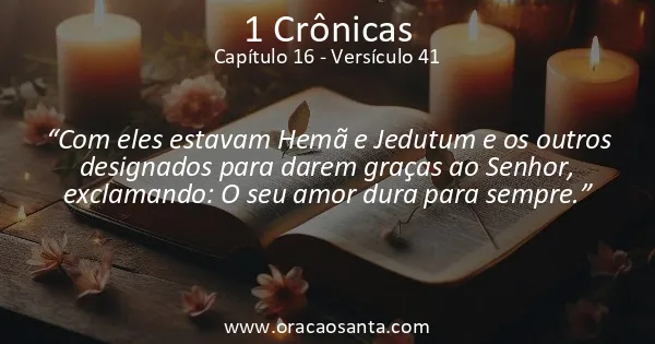 1 Crônicas 16:41