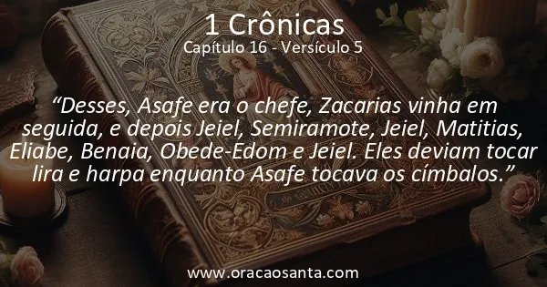 1 Crônicas 16:5