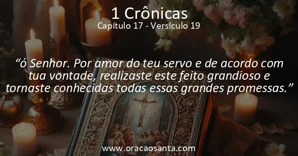 1 Crônicas 17:19