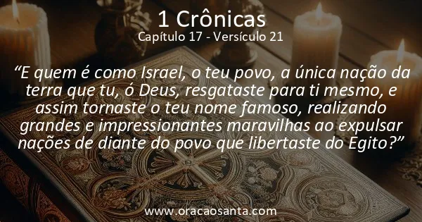 1 Crônicas 17:21