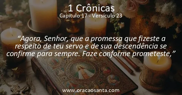 1 Crônicas 17:23