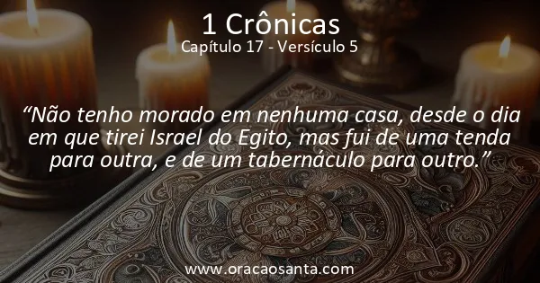 1 Crônicas 17:5