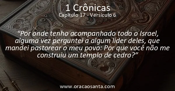 1 Crônicas 17:6