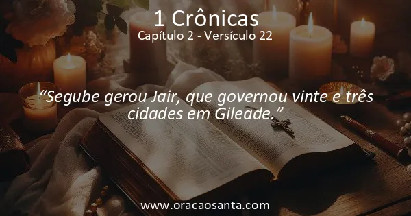 1 Crônicas 2:22