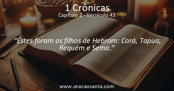 1 Crônicas 2:43