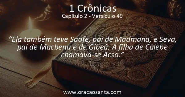 1 Crônicas 2:49