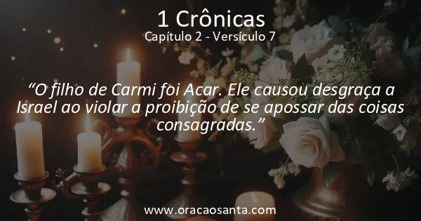 1 Crônicas 2:7