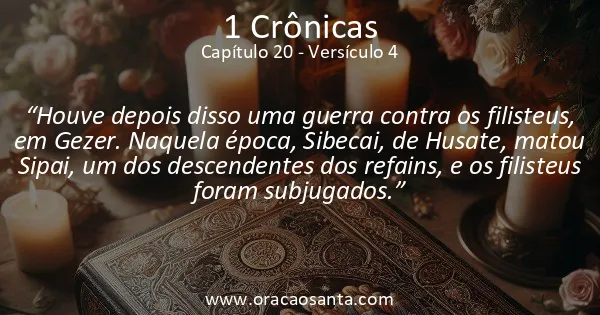 1 Crônicas 20:4