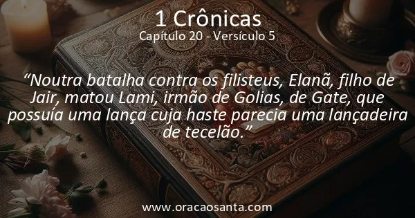 1 Crônicas 20:5