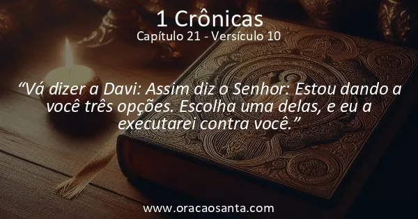1 Crônicas 21:10