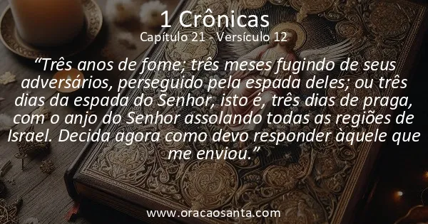 1 Crônicas 21:12