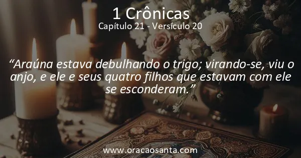 1 Crônicas 21:20