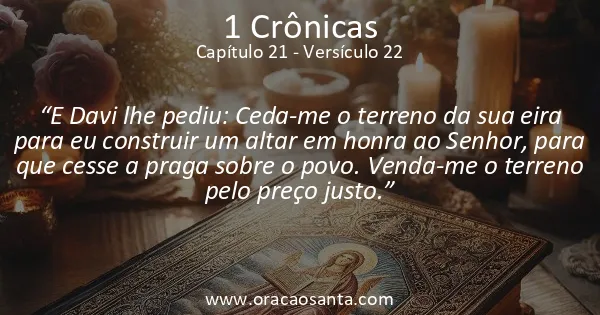 1 Crônicas 21:22